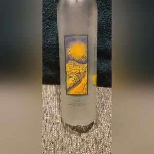 Scenic Frosted Glass Bottle